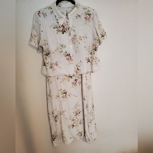 Dressbarn floral 2-Piece